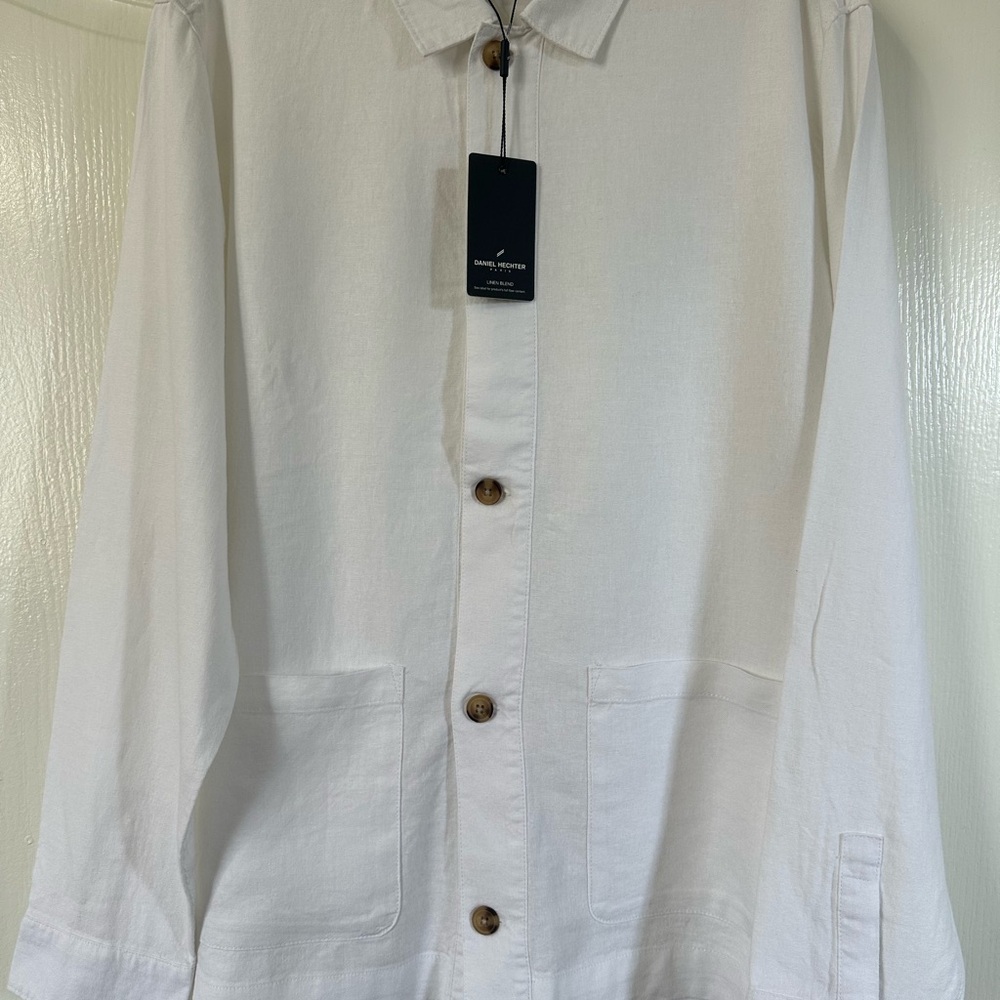 Casual and modern Daniel Hechter blazer, white cream color size L